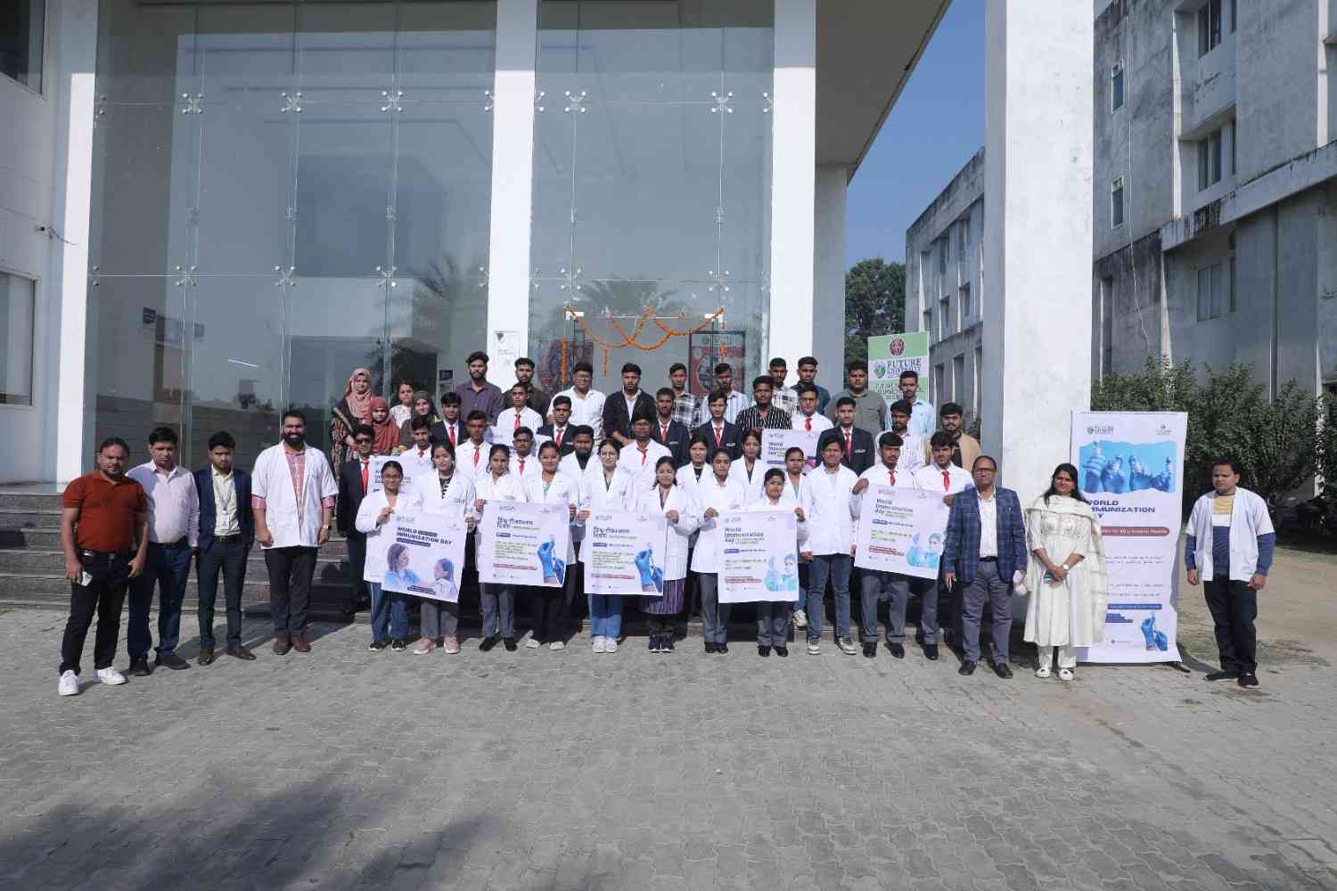 Future University Marks World Immunization Day with Rural Awareness Drive